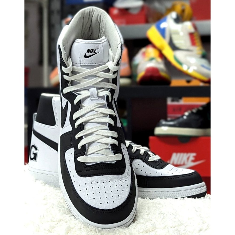 NIKE Comme des Garcons Terminator High SP Black/White Panda FD4159-102 Size 13
